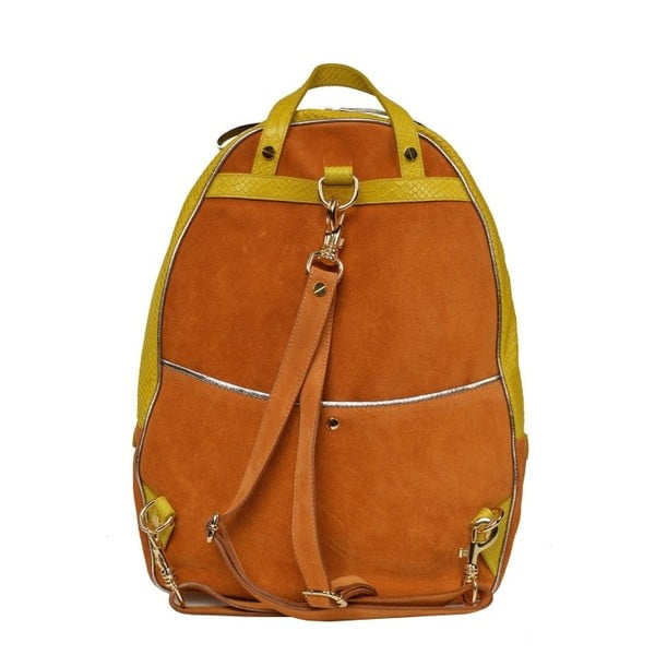 Mugursoma Carla Ferreri Cognac Giallo-image-1