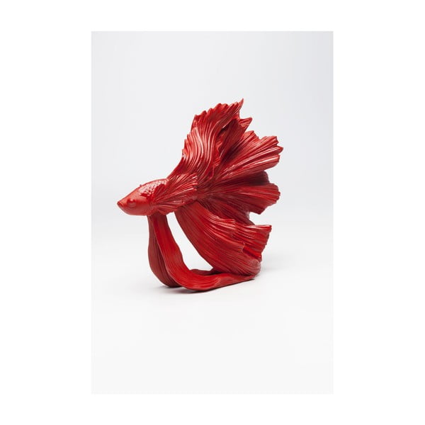 Sarkana dekoratīvā skulptūra Kare Design Betta Fish