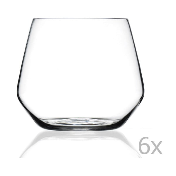 Viskija glāzes (6 gab.) 547 ml – RCR Cristalleria Italiana-image-1