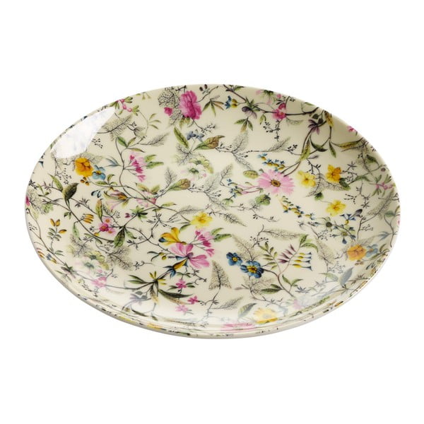 Maxwell & Williams Kilburn Summer Blossom kaula porcelāna deserta šķīvis, ⌀ 20 cm