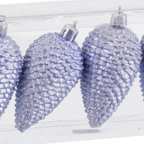 Ziemassvētku eglītes rotājumi (4 gab.) ø 5 cm Cone – Casa Selección-image-1