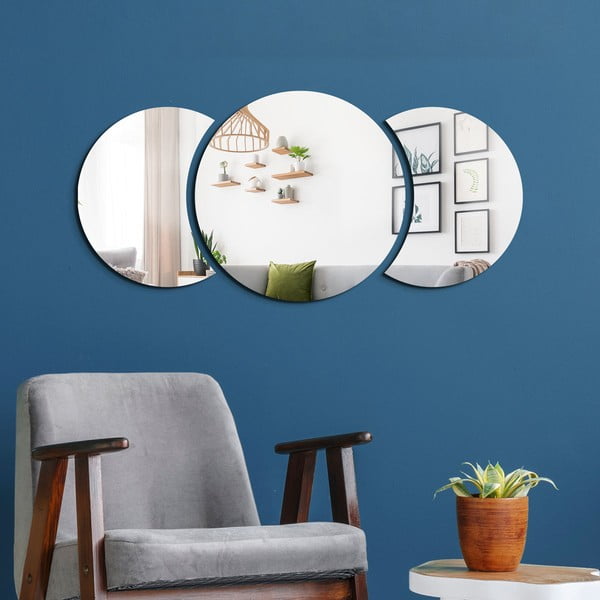 Sienas uzlīme 26x26 cm Half–moon Mirror – Ambiance-image-1