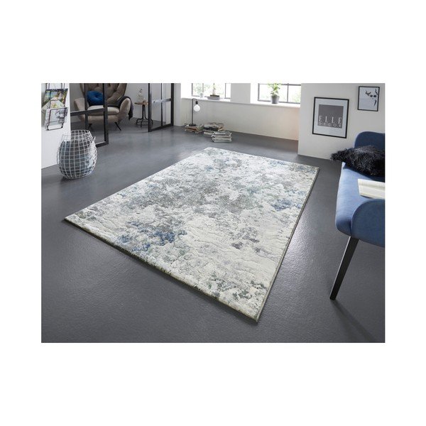 Gaiši zils un krēmkrāsas paklājs Elle Decoration Arty Fontaine, 80 x 150 cm-image-1