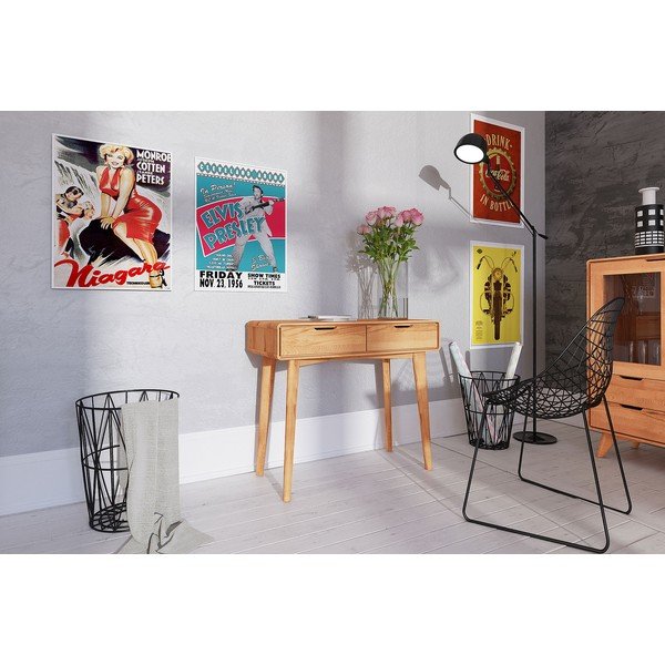 Dižskābarža koka tualetes galdiņš 90x40 cm Greg – The Beds-image-1