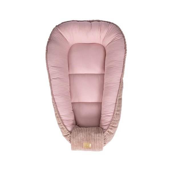Rozā zīdaiņu ligzdiņa 55x83 cm – Meowbaby-image-1