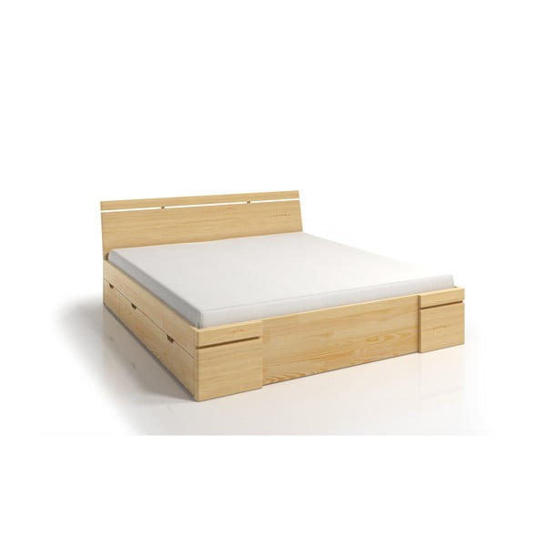 Divguļamā gulta no priedes koka ar atvilktni SKANDICA Sparta Maxi, 180 x 200 cm-image-2