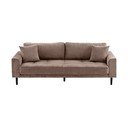 Brūns velveta dīvāns 210 cm Lido – House Nordic