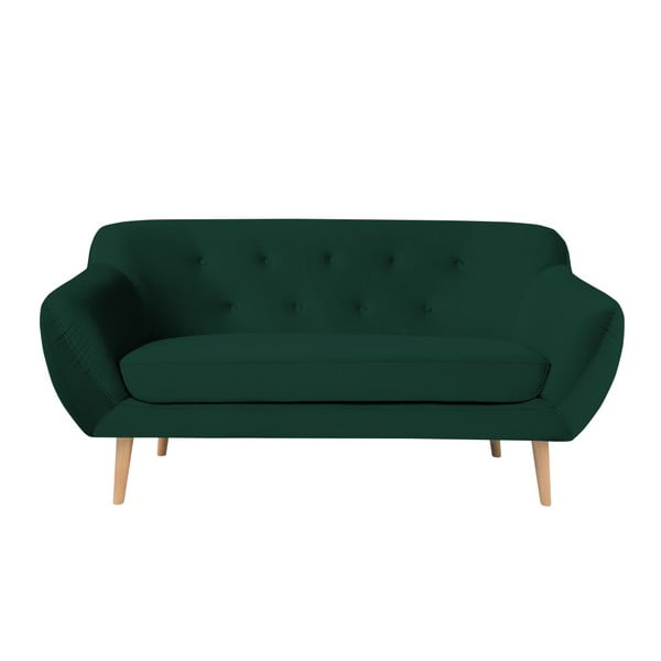 Zaļš divvietīgs dīvāns Mazzini Sofas Amelie