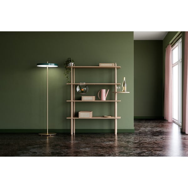 Tumši zaļa LED stāvlampa ar regulējamu spilgtumu un metāla abažūru (augstums 151 cm) Asteria Floor – UMAGE-image-1