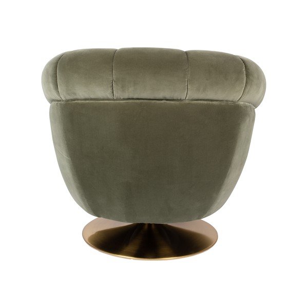 Olīvzaļš samta atpūtas krēsls Dutchbone Member-image-3