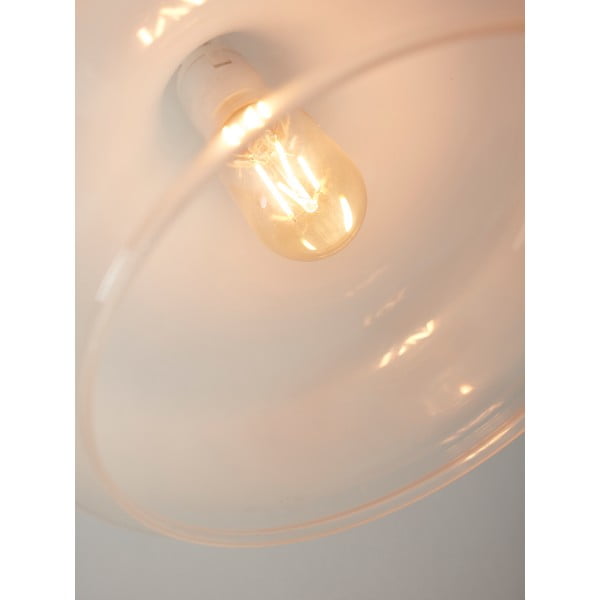 Balta piekaramā lampa ar stikla abažūru ø 25 cm Reykjavik – it's about RoMi-image-3