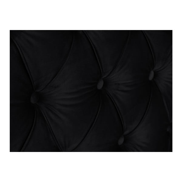 Melns gultas galvgalis Mazzini Sofas Daisy, 180 x 120 cm-image-4