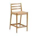 Dabīga toņa ozola masīvkoka bāra krēsls (sēdekļa augstums 65 cm) Analy – Kave Home