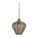 Bronzas krāsas metāla piekaramā lampa ø 36 cm Alvaro – Light & Living