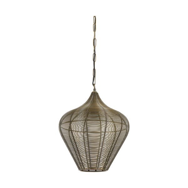 Bronzas krāsas metāla piekaramā lampa ø 36 cm Alvaro – Light & Living