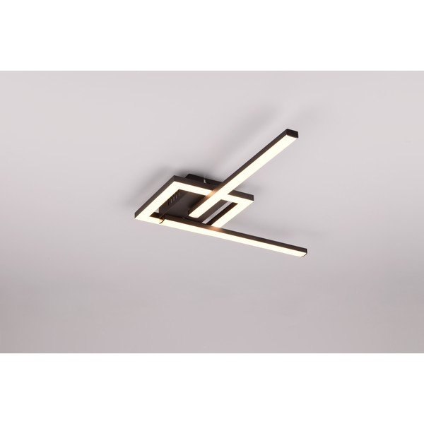 Melna LED griestu lampa 16x54 cm Viale – Reality-image-2