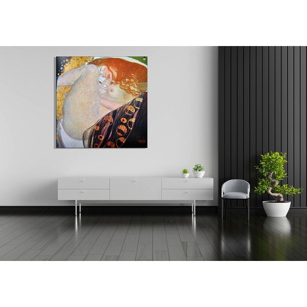 Reproducēta glezna 70x70 cm Danae, Gustav Klimt – Fedkolor-image-1