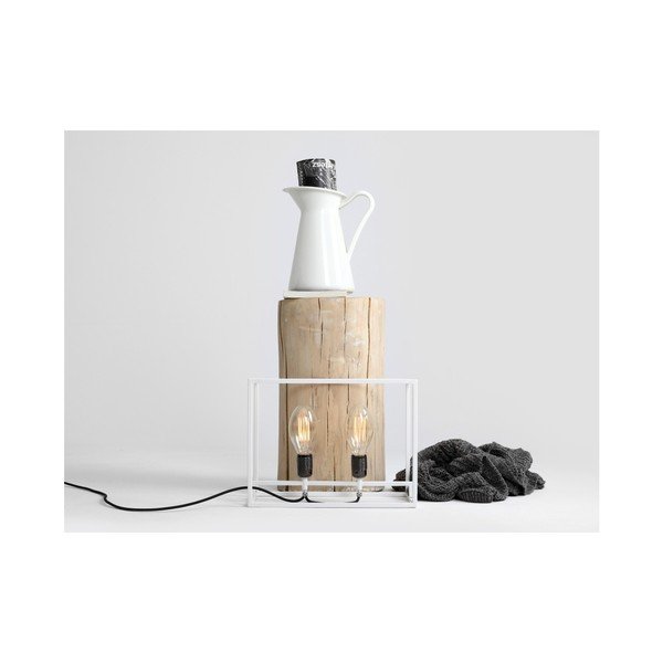 Balta galda lampa Custom Form Metriskā forma-image-1