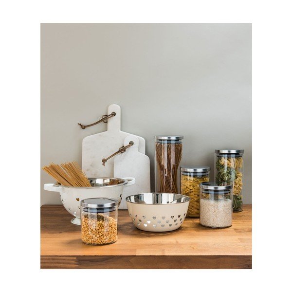 Balts durstvēris ar sirsniņām Premier Housewares Hearts-image-1