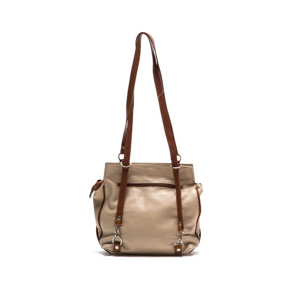 Ādas rokassoma Anna Luchini 2139 Beige-image-2