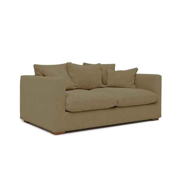 Bēšs velveta dīvāns 175 cm Comfy – Scandic-image-1