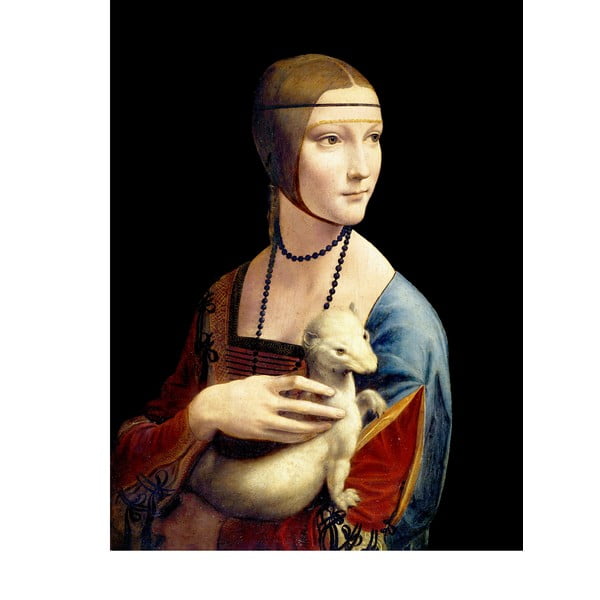 Reproducēta glezna 30x40 cm Lady with an Ermine, Leonardo Da Vinci – Fedkolor