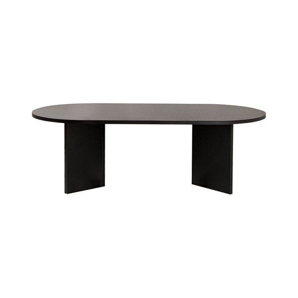 Melns matēts žurnālgaldiņš 60x119 cm Sable – Kalune Design-image-2