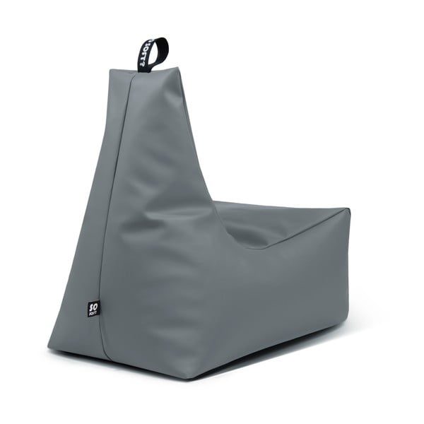 Oranžs sēžammaiss no ādas imitācijas Icy XL – So Soft?-image-3