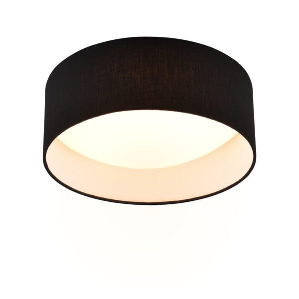 Melna LED griestu lampa ø 30 cm Locarno – Reality-image-1