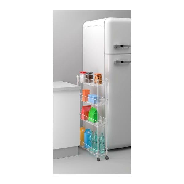 Pārvietojams plaukts uz riteņiem Metaltex Fino-image-1