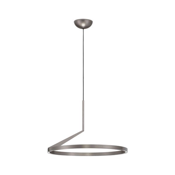 Sudraba krāsas alumīnija LED piekaramā lampa ar regulējamu spilgtumu ø 60 cm Tilia – Nova Luce