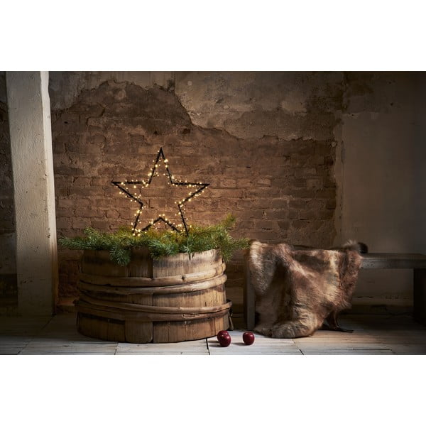 Melns gaismas dekors ar Ziemassvētku motīvu Spiky – Star Trading-image-2