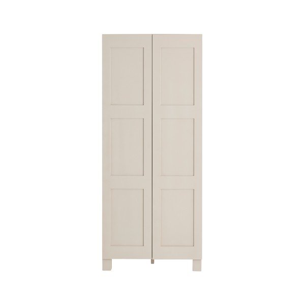 Pelēkbēšs piekarināms drēbju skapis no MDF 80x190x61 cm Ben – Ellos Home-image-4