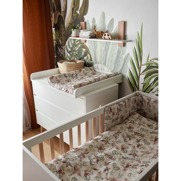 Balts mazuļu pārtinamais galds Pinio Swing-image-3