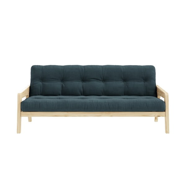 Izvelkamais velveta dīvāns Karup Design Grab Raw Pale Blue