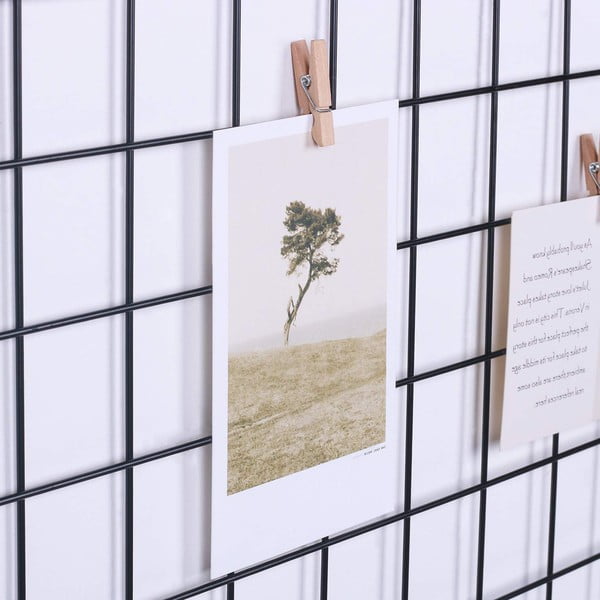 Melns metāla ziņojumu dēlis, 50 x 70 cm-image-4