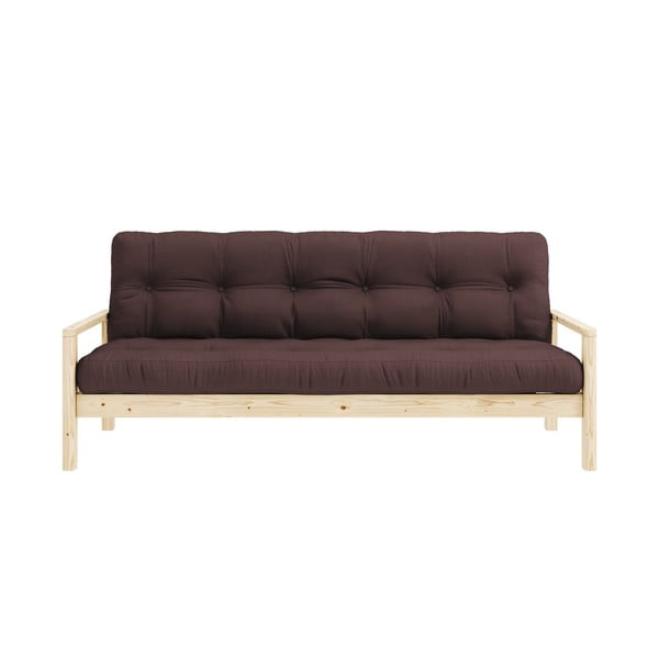 Tumši brūns salokāms dīvāns 205 cm Knob – Karup Design