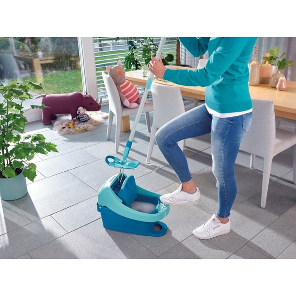 Grīdas mazgāšanas spaiņa un mopa komplekts LEIFHEIT Profi-image-1