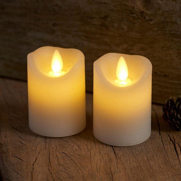 LED svece (2 gab.) (augstums 6,5 cm) Sara Mini – Sirius-image-2