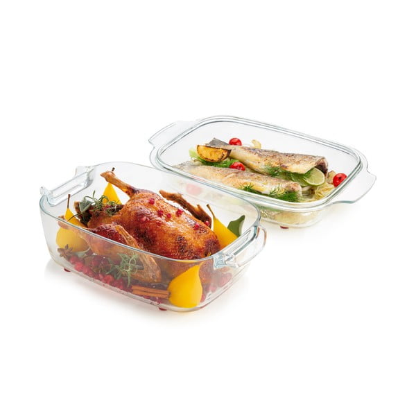 Stikla dziļā cepešpanna 26x40 cm GrandChef – Tescoma-image-1