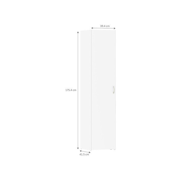 Balts skapis Evegreen House Spark, augstums 175,4 cm-image-1