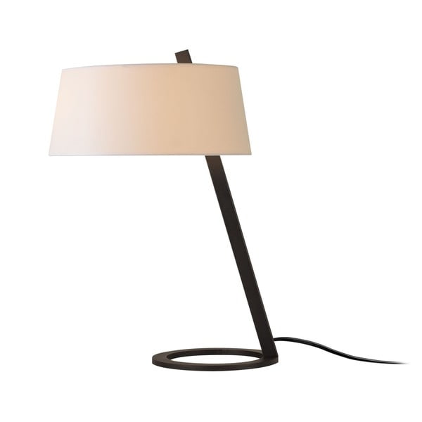 Balta/melna galda lampa (augstums 55 cm) Salihini – Opviq lights