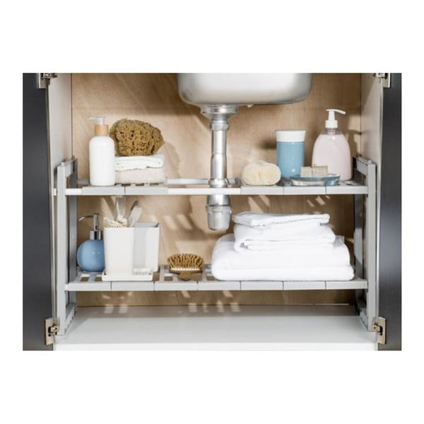 Izvelkamais plaukts zem izlietnes skapīša ar regulējamu platumu Compactor Expandable Shelf-image-2