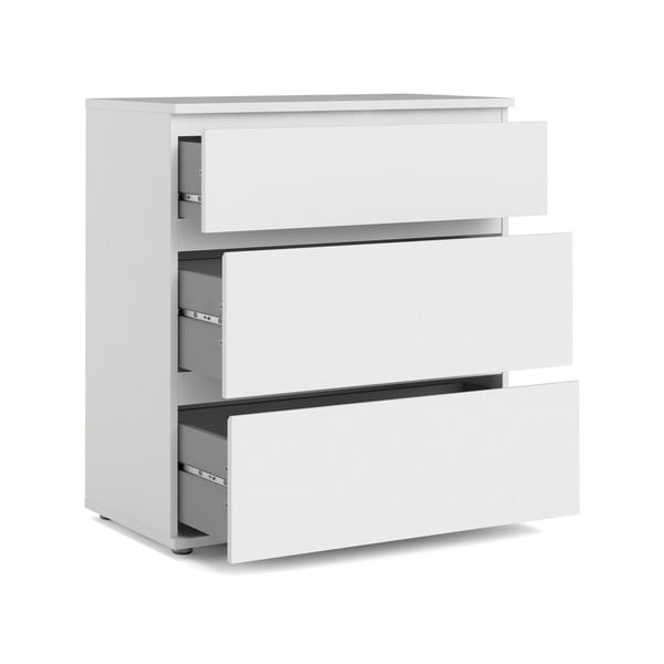 Balta zema kumode 77x84 cm Nova – Tvilum-image-4