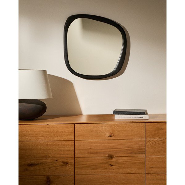 Sienas spogulis ar masīvkoka rāmi 45,5x47 cm Alura – Kave Home-image-1