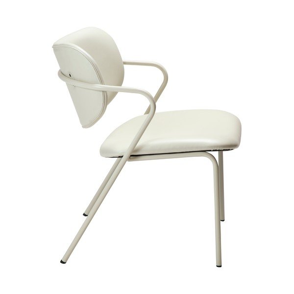 Krēmkrāsas mākslīgās ādas krēsls Zed – DAN-FORM Denmark-image-2