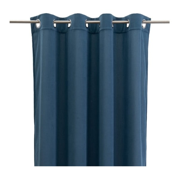 Zils velveta aizkars 140x260 cm Merely – Casa Selección