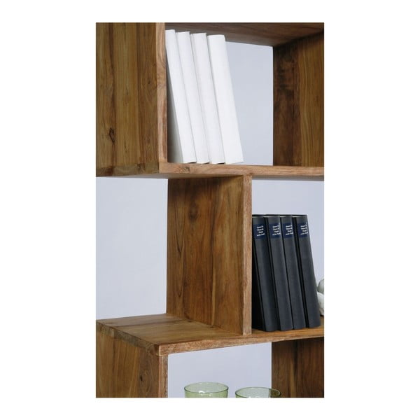 Grāmatu plaukts no sheesham koka Kare Design Authentico ZickZack-image-2