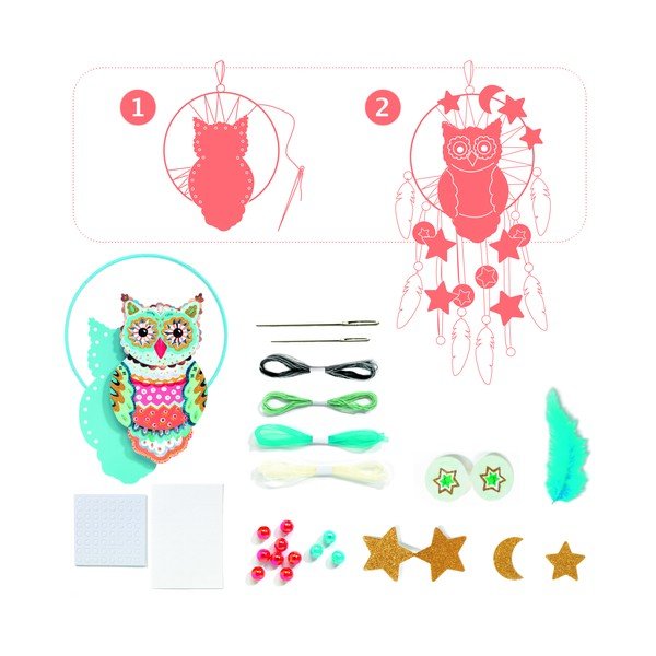 Sapņu ķērāja komplekts Djeco Owl-image-2