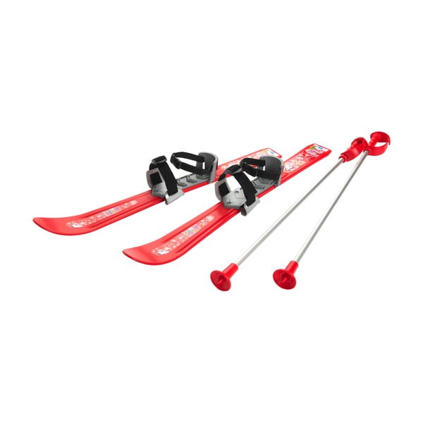 Bērnu sarkanās slēpes Gizmo Baby Ski, 70 cm
